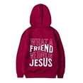 thumbnail image 7 of LUOGENLI Boys Hoodies Size 7-8 Sporting Girls Hoodies & Sweatshirts for Winter Casual Wear Round Neck Letter Print Pullover for Kids Ages 2 13 Outdoor and Daily Comfort Red Size 9-10 Years, 7 of 7