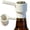 White, variant on Bottle Cap Launcher with Opener - 3D Printed Push Down Bottle Opener That Shoots Caps, Funny Beer Opening Tool for Party, Home Bar, Picnic, Camping & Kitchen, Novelty Gift for Men