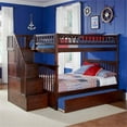 thumbnail image 2 of Leo & Lacey Full Over Full Staircase Trundle Bunk Bed, 2 of 4
