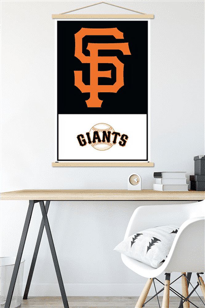 MLB San Francisco Giants - Logo 22 Wall Poster with Magnetic Frame, 22.375" x 34"