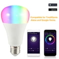 thumbnail image 3 of Luz multicolor BuyWeek LED RGB + W con control remoto Wi-Fi, 3 of 12