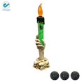 thumbnail image 5 of Deago Halloween Candelabra Holder, Halloween Candles Holder Light with LED Flameless Skull Carvings Halloween Decorations for Party, Indoor and Outdoor, 5 of 10