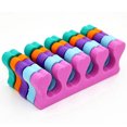 thumbnail image 4 of Trayknick 10/20Pcs Soft Sponge Nail Art Finger Toe Separator Salon Home Pedicure Tool Random Color 10pcs, 4 of 13