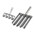 thumbnail image 4 of Cuchara para hacer albóndigas casera, herramienta multifunción portátil para hacer albóndigas de mariscos, utensilio de cocina para barbacoa, hogar, 4 individuales, 4 of 8
