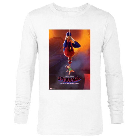 Marvel Spider-Man: Across the Spider-Verse Peter B. Poster - Long Sleeve T-Shirt for Men - Customized-White