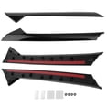 thumbnail image 3 of Left & Right Windshield A Pillar Molding Trims For Ford Explorer 2011-2019 2Pair, 3 of 8