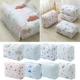 thumbnail image 1 of Clothes Quilt Storage Bag, Wardrobe Sorting Box, Large Capacity, Zipper Closure, Portable Design, for Home Travel, Clothes Quilt Storage Bag, Wardrobe Sorting Box, Foldable, Durable, Fabric, 1 of 9