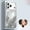 Silver, variant on ELEHOLD Mirror Case for iPhone 17 Pro Max, Sparkling Glitter TPU + Glass Case Anti-Drop Shockproof Cover,Gold