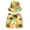 Yellow, variant on Hiijoy Toddler Boy's Hawaii Beach Shorts Tropical Print Active Shorts with Hat, Sizes 1-2T
