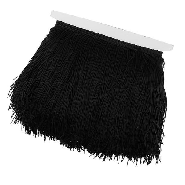 Black tassel fringe skirt shop