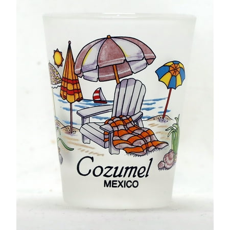 

Cozumel Mexico Beach Chair Shot Glass