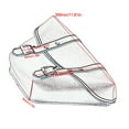 thumbnail image 2 of BTOER Motorcycle Saddlebag Luggage Storage Leather Tool Side Bags Waterproof, 2 of 7