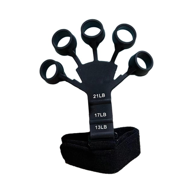 Agarre de mano Booster Pinza Ejercicio Camilla de mano para escalar Muñeca Mano negro kusrkot Ejercicio de dedo