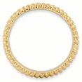 thumbnail image 2 of Sterling Silver Stackable Expressions Gold-plated Ring Size 8, 2 of 3