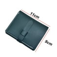 thumbnail image 2 of Carteras de mano hechas a mano, organizador de tarjetas con clip para billetes, verde, 2 of 5