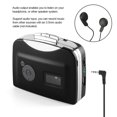 thumbnail image 6 of Portable Cassette to MP3 Converter, USB Cassette Audio Music Player Tape to MP3 Converter - Walkman Cassette Player Recorder with 3.5mm Earphones, 6 of 9