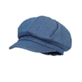 thumbnail image 2 of LILIYA Women’s Denim Newsboy Cap Visor Beret Hat Cabbie Cap with Elastic Back 2026, 2 of 3
