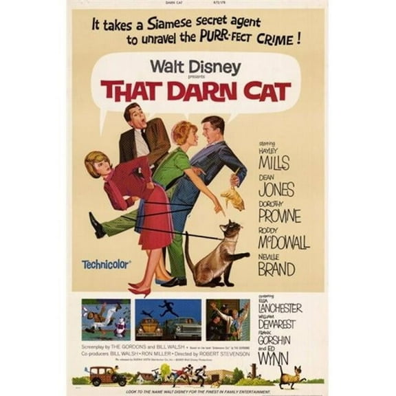 That Darn Cat Movie Poster (11 x 17)