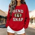 thumbnail image 4 of Womens Crewneck Sweatshirt Fleece Lined Oversized Pullover Long Sleeve Tops for Fall Winter, 4 of 6