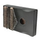 thumbnail image 3 of Piano de pulgar de madera, llave Kalimba negra de 17 teclas, llave de afinación Kalimba, Piano de pulgar, rendimiento sólido, 3 of 8