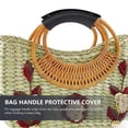 thumbnail image 4 of 2 Pcs Handbag Handle Grip Luggage Accessories Purse Strap Cover Pad Padded Luggage Handle Wraps Suitcase Handle Wrap, 4 of 4