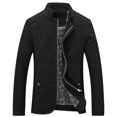thumbnail image 1 of Hombres Trench Coat Bomber Jacket Winter Zip Up Overcoat OutwearBlack5XL esquí esquí Gafas de esquí, 1 of 2