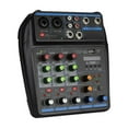 thumbnail image 2 of Console de Mixage DJ 4 Canaux avec Système de Moniteur d'Alimentation Phantom 48V Mixeur USB, 2 of 5