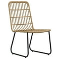 thumbnail image 5 of vidaXL 5 Piece Outdoor Dining Set Poly Rattan and Glass, 5 of 5