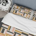 thumbnail image 4 of Designart 'Abstract Retro Geometric IX' Mid-Century Modern Duvet Cover Set, 4 of 4