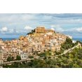 thumbnail image 2 of Wilson, Emily 14x11 White Modern Wood Framed Museum Art Print Titled - Messina Province-Caronia The medieval hilltop town Caronia-built around a Norman castle, 2 of 4