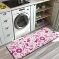thumbnail image 3 of Pink Breast Cancer and Love Kitchen Rug Mat,Kitchen Runner Rugs Non Skid Washable,Decorative Kitchen Floor Mats for Kitchen,Sink,Laundry,17"x47.2", 3 of 7
