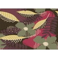 thumbnail image 1 of Ahgly Company Indoor Rectangle Patterned Brass Green Area Rugs, 2' x 3', 1 of 6