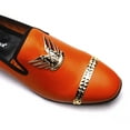 thumbnail image 2 of Men's Loafers | Fashion Classic | Wedding Dress Shoes for Men | Party Loafers, Orange-09, 10.5 US, 2 of 5