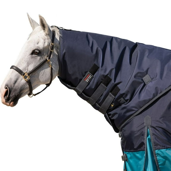 Dura-Tech Viking Extreme Euro Medium Weight Neck Cover | X-Large | Navy/Teal