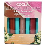 COOLA Organic Tinted Lip Balm & Mineral Sunscreen SPF 30, Variety Pack, 0.15 Oz Each