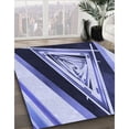 thumbnail image 2 of Ahgly Company Indoor Rectangle Patterned Blue Whale Blue Area Rugs, 2' x 4', 2 of 6