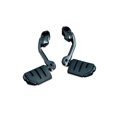 thumbnail image 2 of Kuryakyn 7575 Motorcycle Foot Controls: Tour-Tech Long Arm Cruise Mounts for 1-1/4" Engine Guards/Tubing, Gloss Black, 1 Pair, 2 of 2