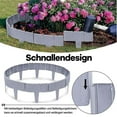 thumbnail image 5 of Aodebiao Plastic Garden Edging Fence Border Decorative Scenery Road Panel Weather Proof Flower Bed Border Landscape Edging for Lawn Pathways Driveway Patio Outdoor Decor, 5 of 5