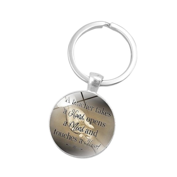 1Pc Time Gem Keychain, Teacher's Day Gift, Creative Small Gift - Durable Metal Construction, Secure Key Ring, Stylish Time Gem Decoration, Suitable For Daily Use - Students,
