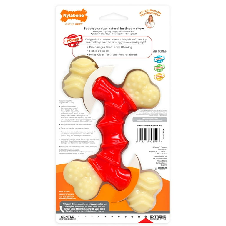 Nylabone dura chew double bone bacon flavor sales