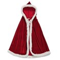 thumbnail image 5 of Disfraz de Papá Noel, capa de Navidad para adultos y niños, manto con capucha, disfraz de fiesta de Cosplay, 5 of 5