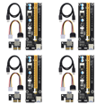 thumbnail image 1 of PCIe Riser VER006 PCI-E 1x a 16x Adaptador extensor Alimentación 15 pines 4, 1 of 9