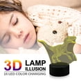 thumbnail image 5 of Luz nocturna LED de dinosaurio 3D con diferentes patrones y 7 colores con control remoto, el mejor regalo para niños, niñas y niños, 5 of 5