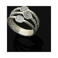 thumbnail image 5 of Mooneye 0.65 CTW Natural Diamond Polki Multi Band Ring 925 Sterling Silver Women Wedding Jewelry, 5 of 5