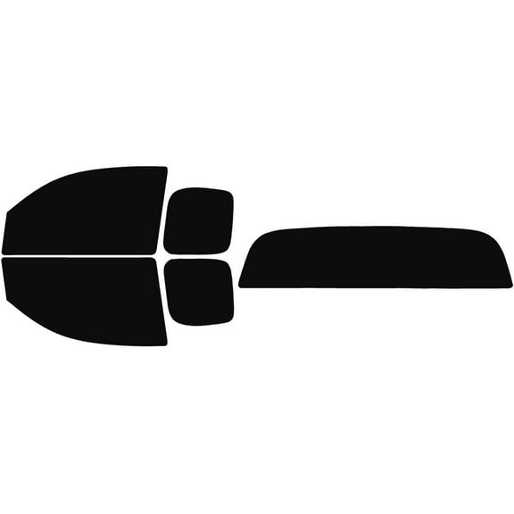 The Tint Effect Precut Window Tint Kit Compatible with Toyota Tacoma Access Cab Truck (2005-2015)(Full truck with Solid rear: 5%) Automotive Film
