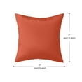 thumbnail image 3 of Greendale Home Fashions 17'' x 17'' Reversible Outdoor Throw Pillow, Set of 2, Rust, 3 of 5