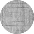 thumbnail image 1 of Ahgly Company Indoor Round Abstract Gray Contemporary Area Rugs, 8' Round, 1 of 1