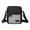 B-4, variant on Nkmbld Crossbody Bags for Men, Fashionable Casual Square Shoulder Bag Lightweight Messenger Bag for Travel Sport Running Hiking, Black