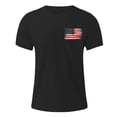 thumbnail image 6 of Ramiter Men's America 250Th Anniversary Printed T-Shirt Patriotic Falg Shirts for Men(Black,XL), 6 of 8