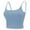 Blue, variant on TSADFHJI Women's Comfortable and Sexy Summer New Square Neck Rib Sports Breathable Fitness Tank Top Bra Bras Women Plus Size Bodysuit Bras Women Plus Size Red Bras Women Bras Plus Size Bronze S